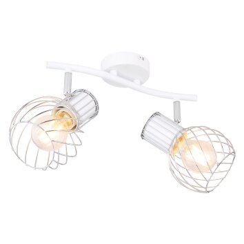 Globo MAIDA Spotlamp Wit, 2-lichts