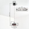 Ironel Hanglamp, Hanglamp LED Zwart, 1-licht