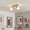 Sivol Plafondlamp, Plafondspot Nikkel mat, Zandkleurig, 2-lichts