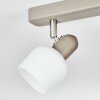 Sivol Plafondlamp, Plafondspot Nikkel mat, Zandkleurig, 2-lichts