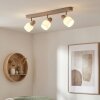 Sivol Plafondlamp, Plafondspot Nikkel mat, Zandkleurig, 3-lichts
