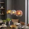 Ripoll Hanglamp, Kogellampje, Hanglamp Chroom, Goud, Duidelijk, Koperkleurig, Rookkleurig, 3-lichts