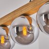 Gastor Hanglamp, Kogellampje, Hanglamp Natuurlijke kleuren, Zwart, 4-lichts