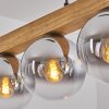 Gastor Hanglamp, Kogellampje, Hanglamp Natuurlijke kleuren, Zwart, 4-lichts