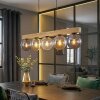 Gastor Hanglamp, Kogellampje, Hanglamp Natuurlijke kleuren, Zwart, 5-lichts