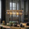 Gastor Hanglamp, Kogellampje, Hanglamp Natuurlijke kleuren, Zwart, 5-lichts