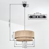 Tanik Hanglamp, Hanglamp Zwart, 1-licht