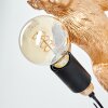 Leonix Wandlamp Goud, Zwart, 1-licht
