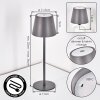 Salgadinho Buiten tafellamp, Tafellamp LED Grijs, 1-licht