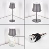 Salgadinho Buiten tafellamp, Tafellamp LED Grijs, 1-licht