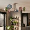 Gastor Plafondlamp, Kogellampje 80 cm Zandkleurig, 6-lichts