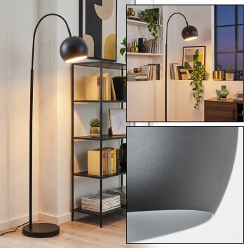 Flisa Staande lamp Zwart, 1-licht