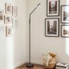 Kavin Staande lamp LED Chroom, Zwart, 1-licht