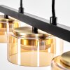 Folar Hanglamp, Hanglamp LED Zwart, 3-lichts