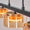 Folar Hanglamp, Hanglamp LED Zwart, 3-lichts