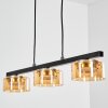Folar Hanglamp, Hanglamp LED Zwart, 3-lichts
