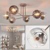Koyoto Plafondlamp, Kogellampje 78 cm Zandkleurig, 6-lichts