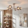 Koyoto Plafondlamp, Kogellampje 78 cm Zandkleurig, 6-lichts