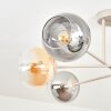 Koyoto Plafondlamp, Kogellampje 78 cm Zandkleurig, 6-lichts