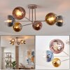 Koyoto Plafondlamp, Kogellampje 78 cm Zandkleurig, 6-lichts