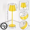 Salgadinho Buiten tafellamp, Tafellamp LED Geel, 1-licht