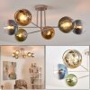 Koyoto Plafondlamp, Kogellampje 78 cm Zandkleurig, 6-lichts