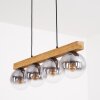 Gastor Hanglamp, Kogellampje, Hanglamp Natuurlijke kleuren, Zwart, 4-lichts