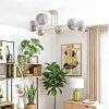 Koyoto Plafondlamp, Kogellampje 78 cm Zandkleurig, 6-lichts