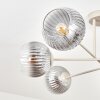 Koyoto Plafondlamp, Kogellampje 78 cm Zandkleurig, 6-lichts