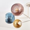 Koyoto Plafondlamp, Kogellampje 78 cm Zandkleurig, 6-lichts