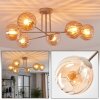 Koyoto Plafondlamp, Kogellampje 78 cm Zandkleurig, 6-lichts