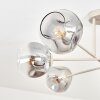 Ripoll Plafondlamp, Kogellampje Zandkleurig, 6-lichts