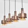 Traak Hanglamp, Hanglamp Brons, Zwart, 4-lichts