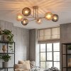 Koyoto Plafondlamp, Kogellampje 78 cm Zandkleurig, 6-lichts