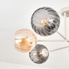 Koyoto Plafondlamp, Kogellampje 78 cm Zandkleurig, 6-lichts