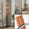 Pompu Staande lamp LED Natuurlijke kleuren, Zwart, 1-licht