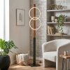 Pompu Staande lamp LED Natuurlijke kleuren, Zwart, 1-licht
