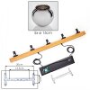 Koyoto Hanglamp, Kogellampje, Hanglamp Natuurlijke kleuren, Zwart, 5-lichts