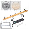Koyoto Hanglamp, Kogellampje, Hanglamp Natuurlijke kleuren, Zwart, 5-lichts