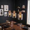 Mador Hanglamp, Hanglamp Zwart, 3-lichts