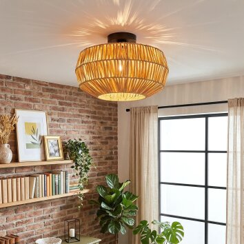 Lemal Plafondlamp Zwart, 1-licht