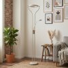 Avira Staande lamp, Leeslamp LED Zandkleurig, Wit, 1-licht