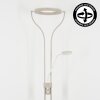 Avira Staande lamp, Leeslamp LED Zandkleurig, Wit, 1-licht