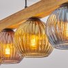 Koyoto Hanglamp, Kogellampje, Hanglamp Natuurlijke kleuren, Zwart, 5-lichts