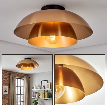 Albo Plafondlamp Zwart, 1-licht