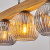 Ripoll Hanglamp, Kogellampje, Hanglamp Natuurlijke kleuren, Zwart, 5-lichts