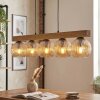 Ripoll Hanglamp, Kogellampje, Hanglamp Natuurlijke kleuren, Zwart, 5-lichts
