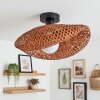 Bauro Plafondlamp Zwart, 1-licht