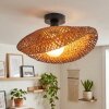 Bauro Plafondlamp Zwart, 1-licht