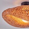 Bauro Plafondlamp Zwart, 1-licht